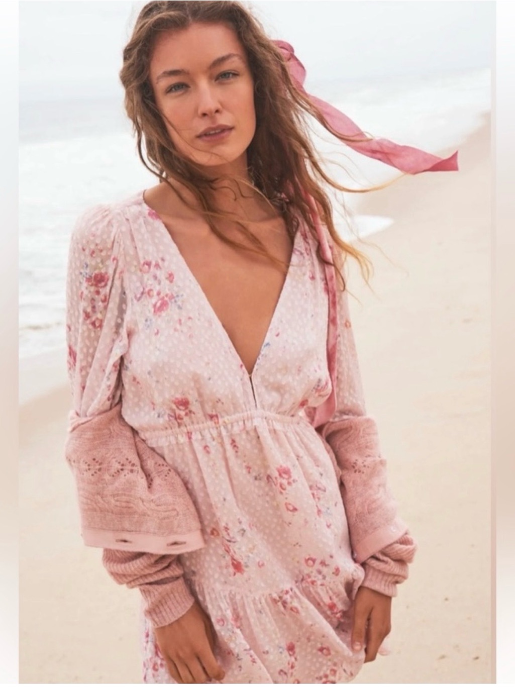 Loveshackfancy Siriana Mini Dress In Bubbly Pink Size 00
